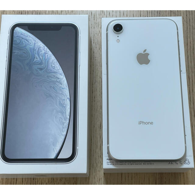 値下げしました!iPhone XR 64GB ホワイト 美品-