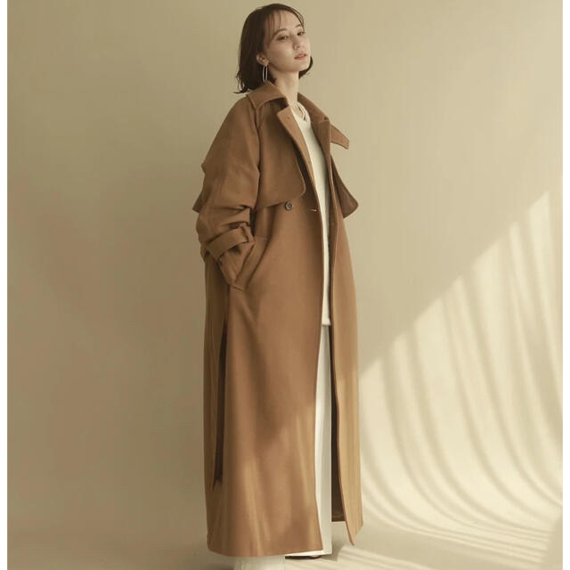 TODAYFUL - louren wool trench coat camel 最終値下げの通販 by ...