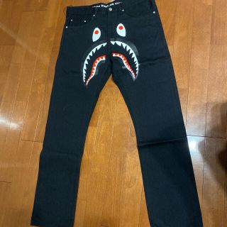 アベイシングエイプ(A BATHING APE)のBAPE 2008 TYPE-5 SHARK DENIM PANTS XL(デニム/ジーンズ)