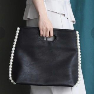 ビュルデサボン(bulle de savon)の【新品・タグ付き】caph レザー 2WAY パールBAG(ハンドバッグ)