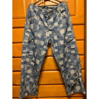 シュプリーム(Supreme)のILL IT MIXED DENIM PANTS BLUE  Lサイズ(デニム/ジーンズ)