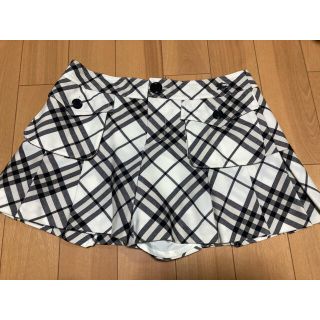 バーバリーブルーレーベル(BURBERRY BLUE LABEL)の美品 Burberry バーバリーブルーレーベル 白キュロット  (キュロット)