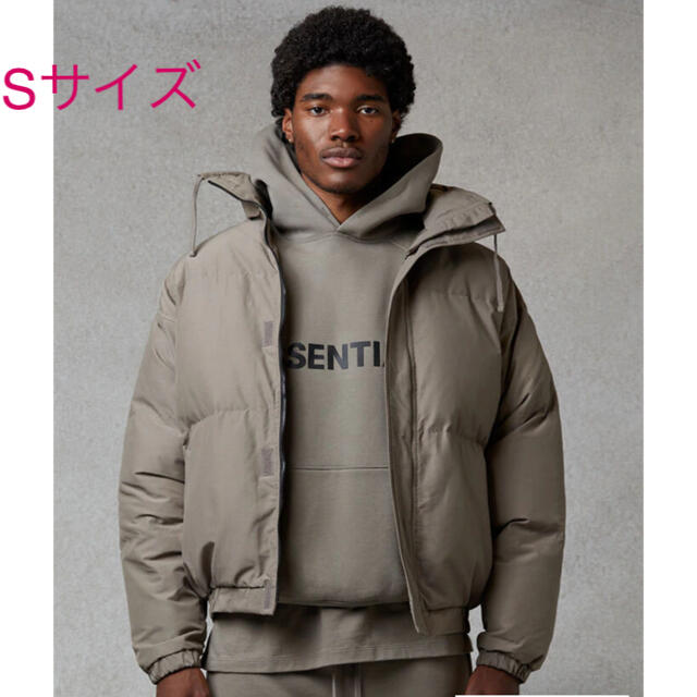 ダウンジャケットFog Essentials Puffer Jacket カーキSサイズ