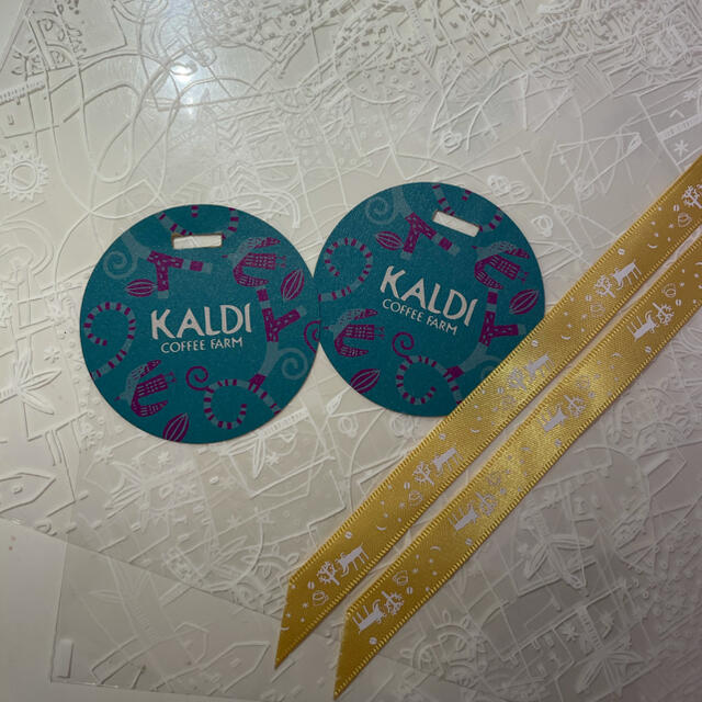 KALDI(カルディ)のKALDI紙袋6枚+ラッピング2セット レディースのバッグ(ショップ袋)の商品写真