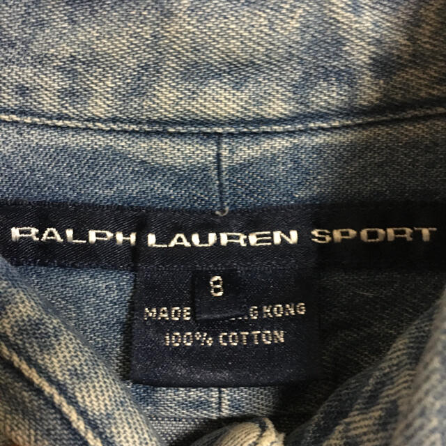 Ralph Lauren(ラルフローレン)の90s Ralph Lauren【ラルフローレン】ワンポイント刺繍デニムシャツ！ メンズのトップス(シャツ)の商品写真