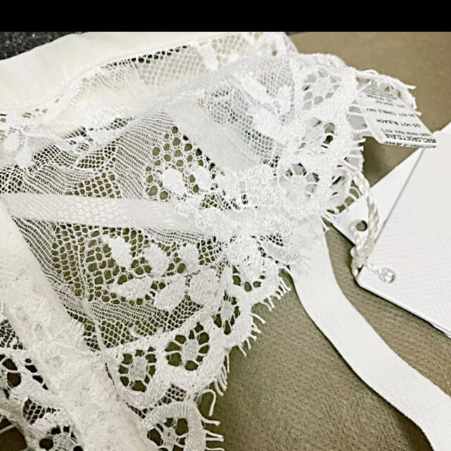 LA PERLA - LA PERLA ラペルラ ガーターベルト レース ホワイト 未使用