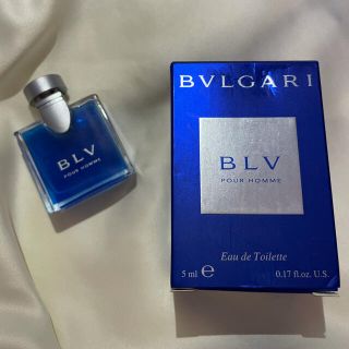 ブルガリ(BVLGARI)のBVLGARI香水ブループールオムトワレ5ml(香水(男性用))