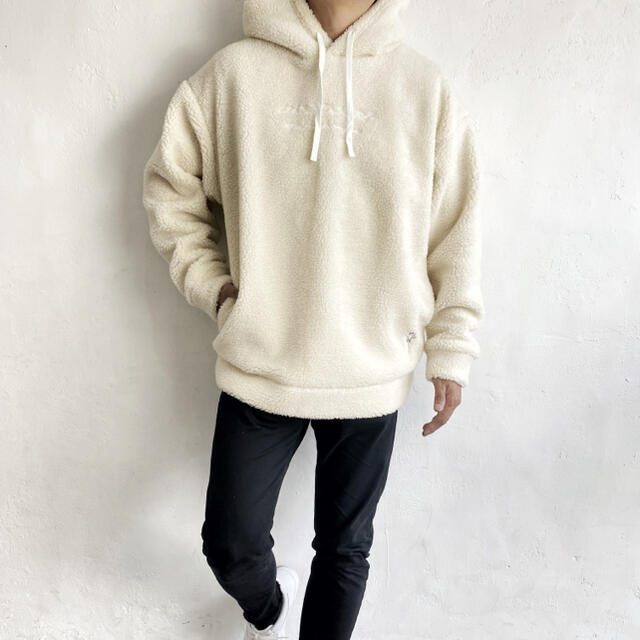 大人コーデ☆LUSSO SURF パームツリー　ボアパーカー　Lサイズ☆RVCA