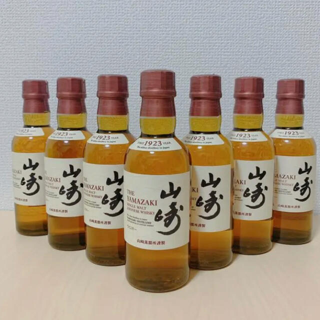 【新品未開封】サントリー　180mlボトル   山崎35本食品/飲料/酒