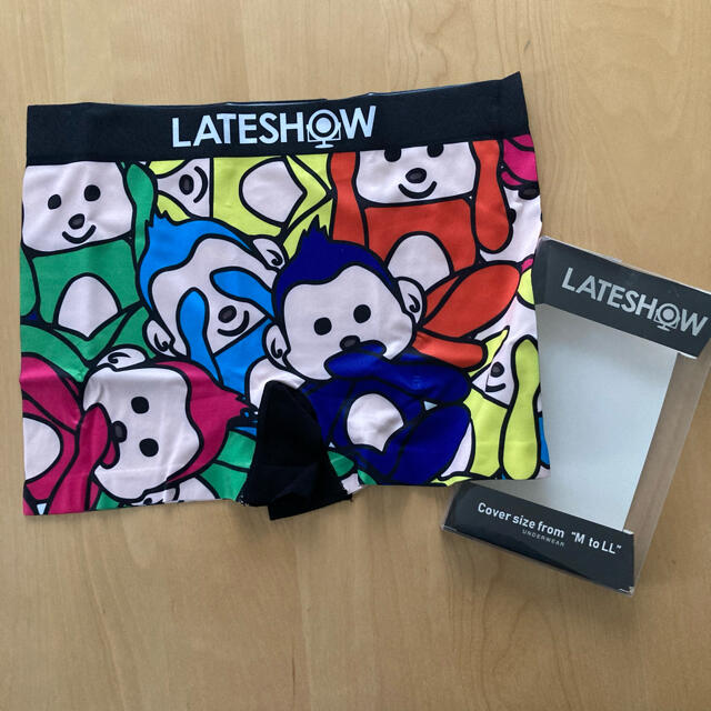 LATESHOW(レイトショー)のレイトショー　日光三猿  さる  ボクサーパンツ  M 〜 LL メンズのアンダーウェア(ボクサーパンツ)の商品写真