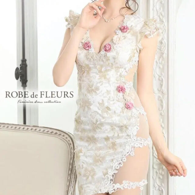 rose de fleurs ドレス