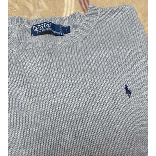 POLO RALPH LAUREN(ポロラルフローレン)のポロラルフローレン　ニット　グレー メンズのトップス(ニット/セーター)の商品写真