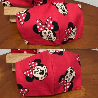 ディズニー(Disney)の専用！2枚セット！【赤ミニーマウス】ディズニー インナーマスク キッズサイズ(外出用品)