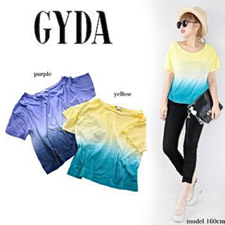 ジェイダ(GYDA)のGYDA Time Beach ボードネックTシャツ(Tシャツ(半袖/袖なし))