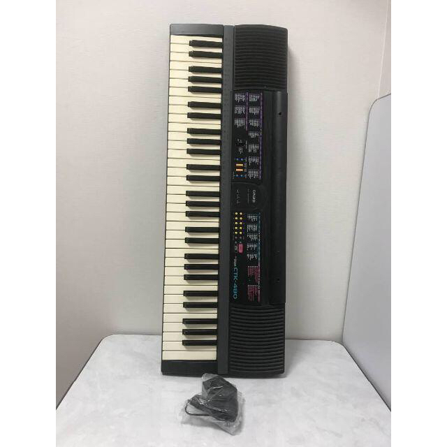 CASIO 電子キーボード CTK-480 電源アダプター付き