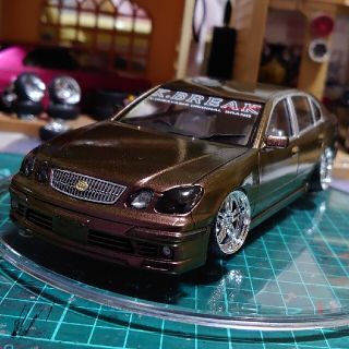 アオシマ(AOSHIMA)のアオシマ 1/24 K-BREAK JZS161 アリスト 完成品(模型/プラモデル)