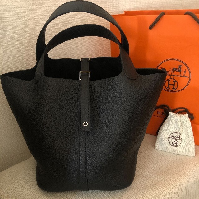 HERMES ピコタン MM 22 ブラックnoir