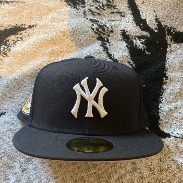 NY yankees new era 59 fifty ツバ裏ピンク 7 5/8キャップ