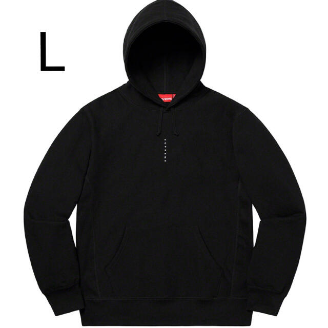 Supreme Micro Logo Hooded black L