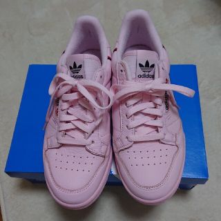 アディダス(adidas)のadidas☆スニーカー24cmピンク(スニーカー)