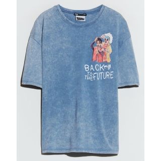 ザラ(ZARA)のZARA M バックトゥザフューチャー Tシャツ(Tシャツ(半袖/袖なし))