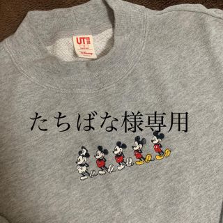 ユニクロ(UNIQLO)のユニクロ UT Disneyワンピース Sサイズ(トレーナー/スウェット)