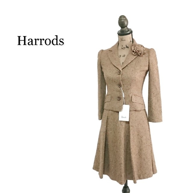 Harrods ハロッズ スーツ レディース スカートスーツ ウール www