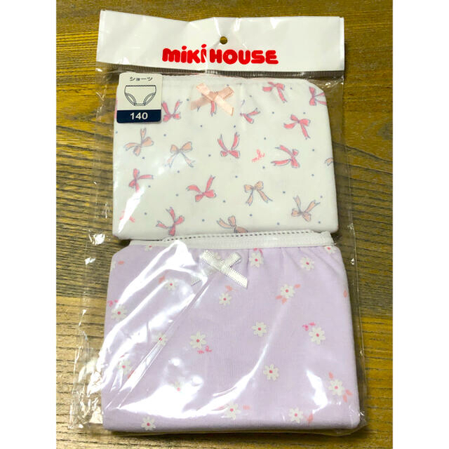 mikihouse(ミキハウス)の☆専用☆新品未開封 ミキハウス ショーツ キャミソール 140 キッズ/ベビー/マタニティのキッズ服女の子用(90cm~)(下着)の商品写真