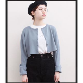 アトリエドゥサボン(l'atelier du savon)のfiglondon pleating short カーディガン(カーディガン)