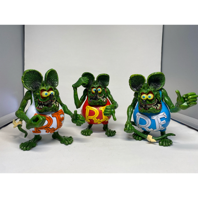 即日発送】 Rat Fink / ラットフィンク フィギュア 3体セット 手、足