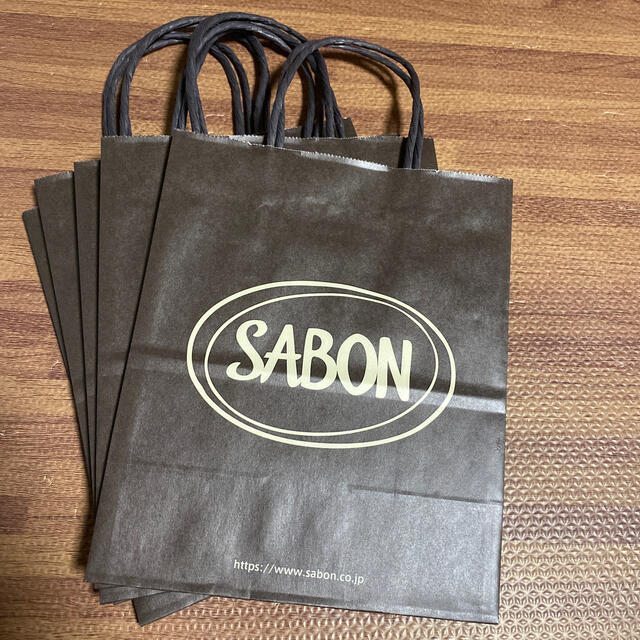 SABON(サボン)のSABON ショッパー　紙袋　セット レディースのバッグ(ショップ袋)の商品写真