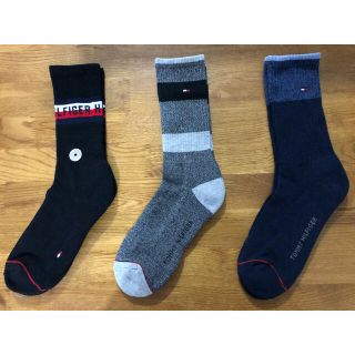 トミーヒルフィガー(TOMMY HILFIGER)の新品トミーヒルフィガーTOMMY HILFIGERメンズソックス3足セット353(ソックス)