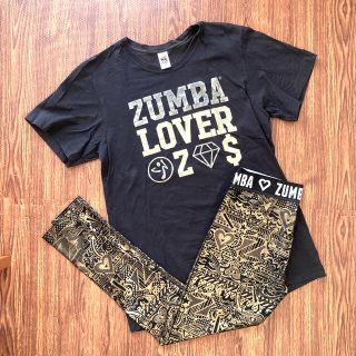 ズンバ(Zumba)のZUMBAウェア　Tシャツ&レギンス(レギンス/スパッツ)