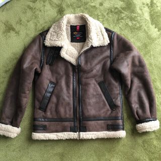 アルファインダストリーズ(ALPHA INDUSTRIES)のALPHA B3 フェイクムートン フライトジャケット (ミリタリージャケット)