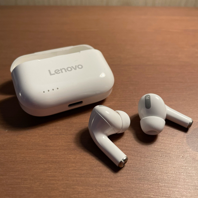 Lenovo(レノボ)の【新品】Lenovo レノボ Bluetoothイヤホン　LP1S 防水 スマホ/家電/カメラのオーディオ機器(ヘッドフォン/イヤフォン)の商品写真