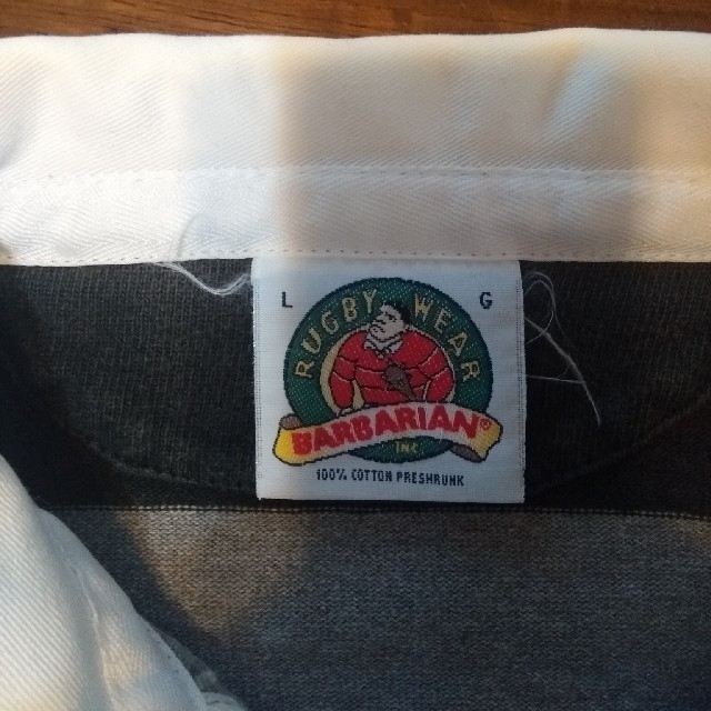 Barbarian(バーバリアン)のバーバリアン　ラグビージャージ　縞 メンズのトップス(ポロシャツ)の商品写真