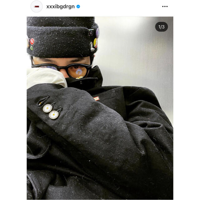 最安値に挑戦! PADDED DENIM PMO - PEACEMINUSONE JACKET BLACK #1 G