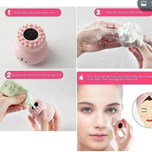 洗顔スポンジ コスメ/美容のスキンケア/基礎化粧品(洗顔ネット/泡立て小物)の商品写真