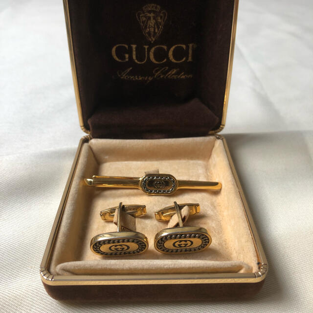 Gucci グッチ ネクタイピンカフスセット - 通販 - fairgocare.com.au