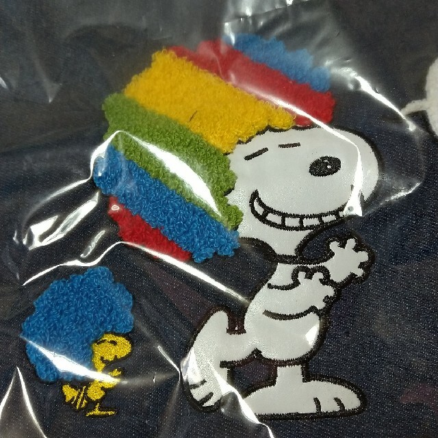 SNOOPY(スヌーピー)のスヌーピー さがらデニム トート🟨 レディースのバッグ(トートバッグ)の商品写真