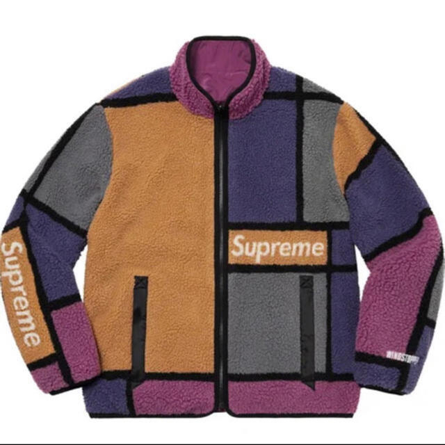 Sサイズ Supreme Colorblocked Fleece Jacket ブルゾン