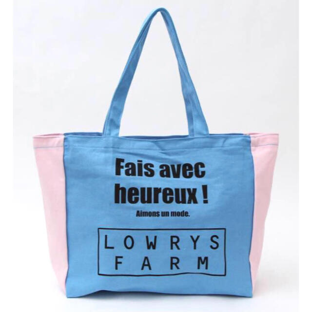 LOWRYS FARM(ローリーズファーム)の【non・no 2013年5月号付録】LOWRYS FARM バイカラートートA レディースのバッグ(トートバッグ)の商品写真