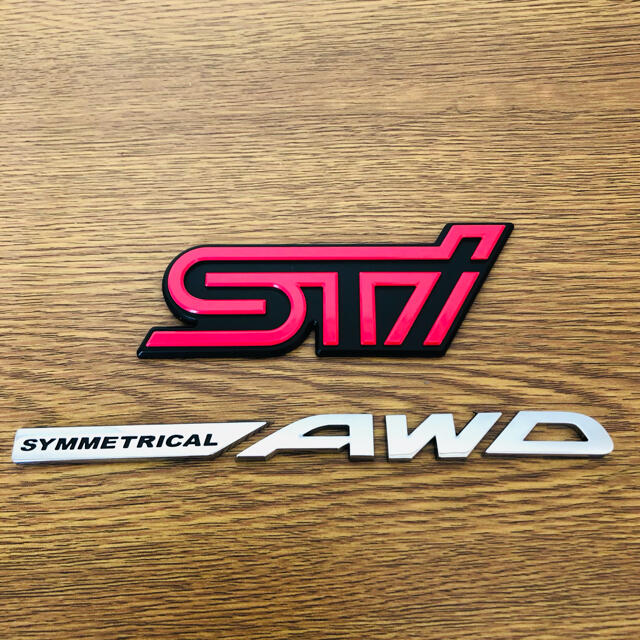 スバル - SUBARU スバル STIエンブレム & AWD エンブレム スバル - SUBARU スバル STIエンブレム & AWD エンブレム