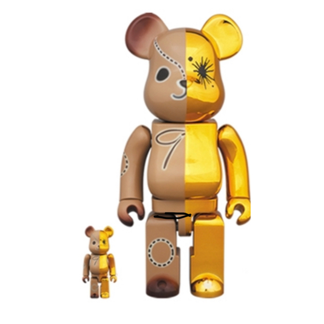 MEDICOM TOY(メディコムトイ)のBE@RBRICK MIHARAYASUHIRO 100％ & 400％ ハンドメイドのおもちゃ(フィギュア)の商品写真