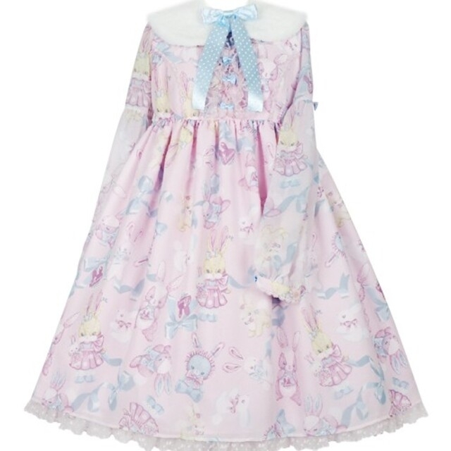 Angelic Pretty(アンジェリックプリティー)の新品mokomoko toyワンピース レディースのワンピース(ひざ丈ワンピース)の商品写真