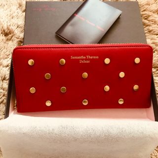 サマンサタバサ(Samantha Thavasa)の【新品】Samantha Thavasa  スタッズ長財布(財布)