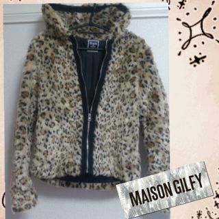 ギルフィー(GILFY)の新品☆GILFYヒョウ柄アウター(毛皮/ファーコート)