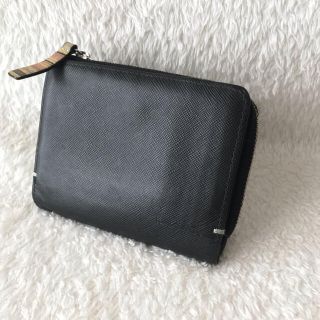 ポールスミス(Paul Smith)の【ユウ様専用】ポールスミス ジップストローグレイン 黒 折り財布 マルチ(折り財布)