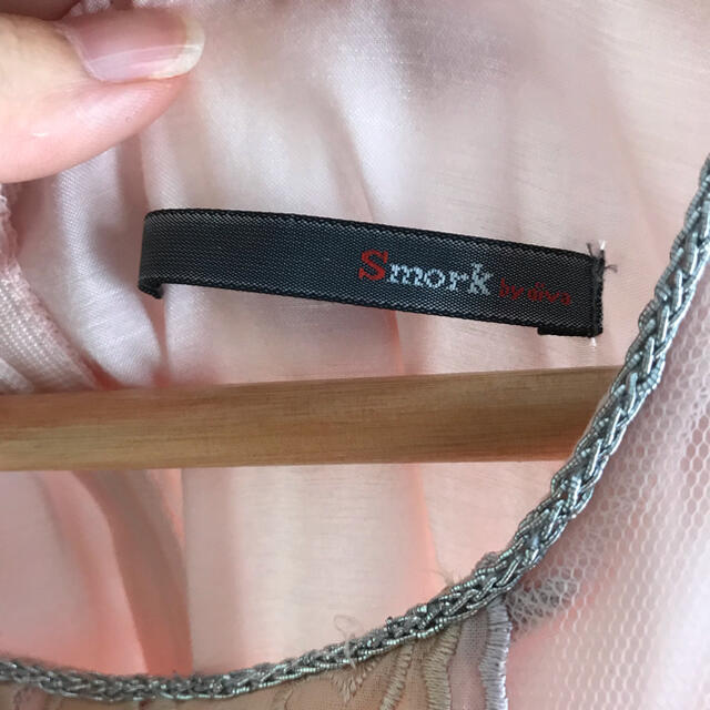 Smork(スモーク)のsmork  ヴィンテージ ミニワンピース 結婚式 パーティ ドレス レディースのワンピース(ミニワンピース)の商品写真