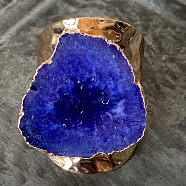 MALAIKA(マライカ)の天然石　リング　指輪　ブルー　Ｐ レディースのアクセサリー(リング(指輪))の商品写真